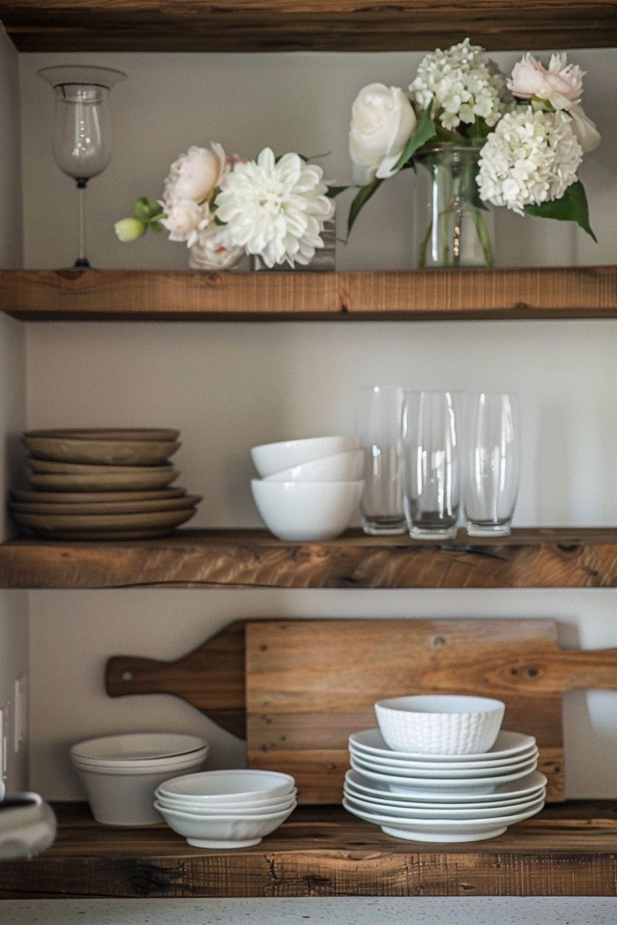 A Chic and Simple Display for Kitchen Shelf 1710419482 1