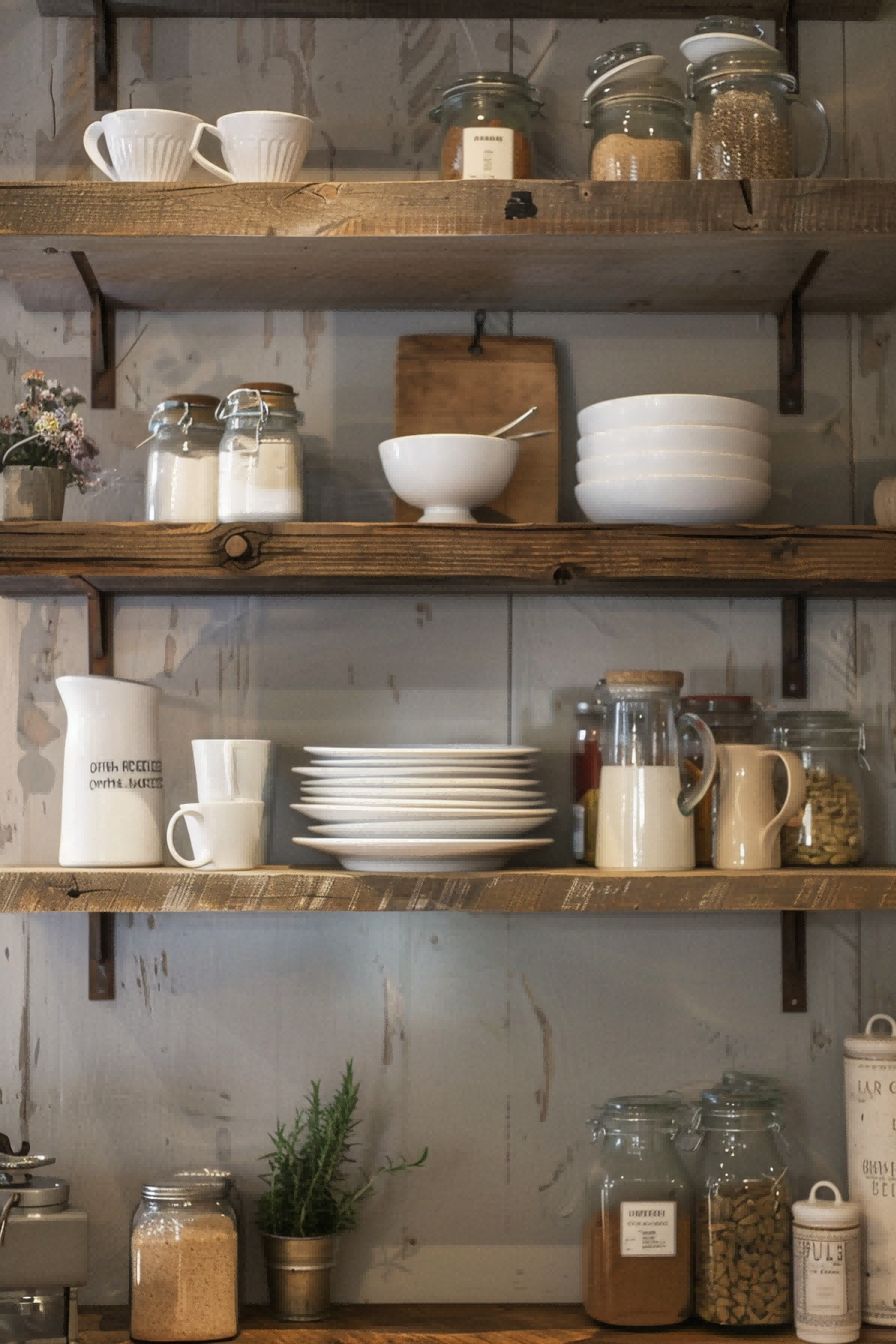 A Chic and Simple Display for Kitchen Shelf 1710419482 2