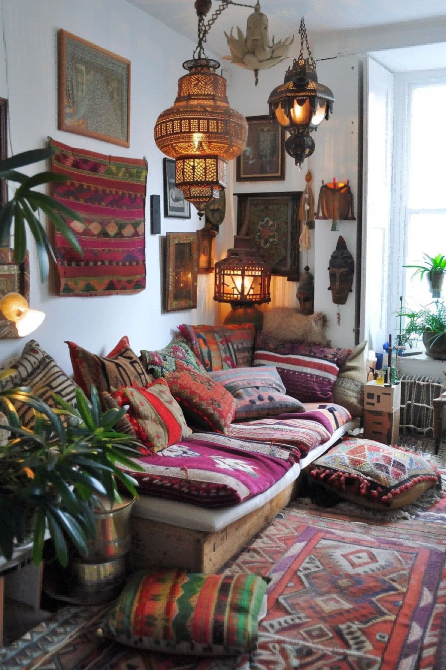 A few boho touches for a small space For Boho Living 1711338396 3
