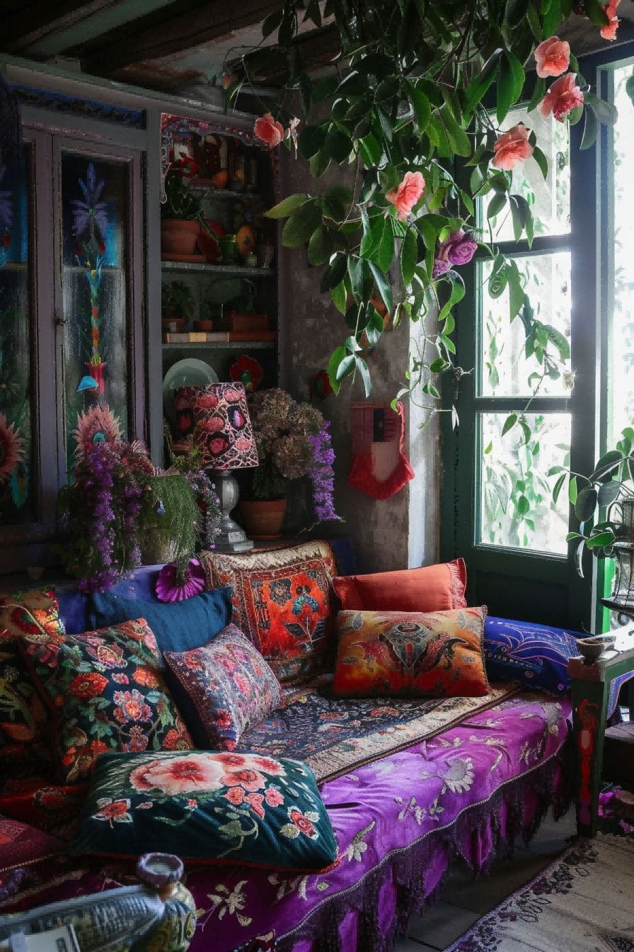 A room can be both colorful and moody For Boho Living 1711339716 1