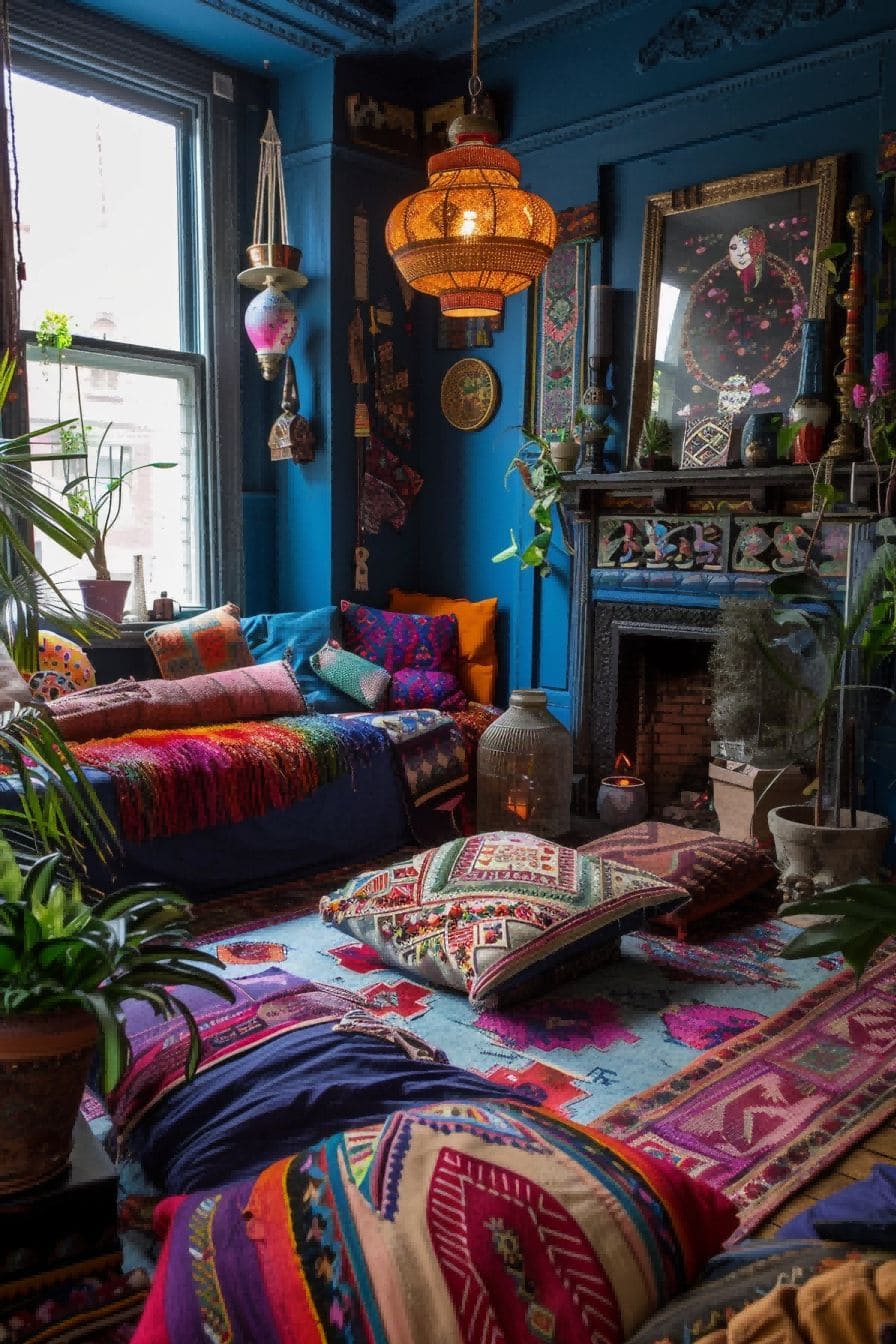 A room can be both colorful and moody For Boho Living 1711339716 2