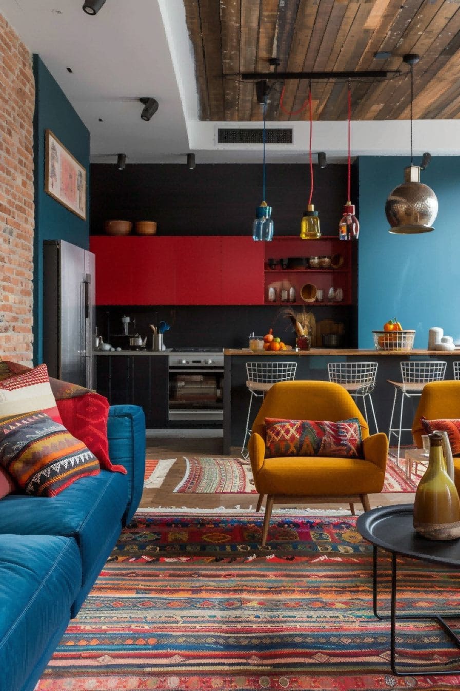 Accent with Bold Color For Apartment Decorating Ideas 1711359416 4