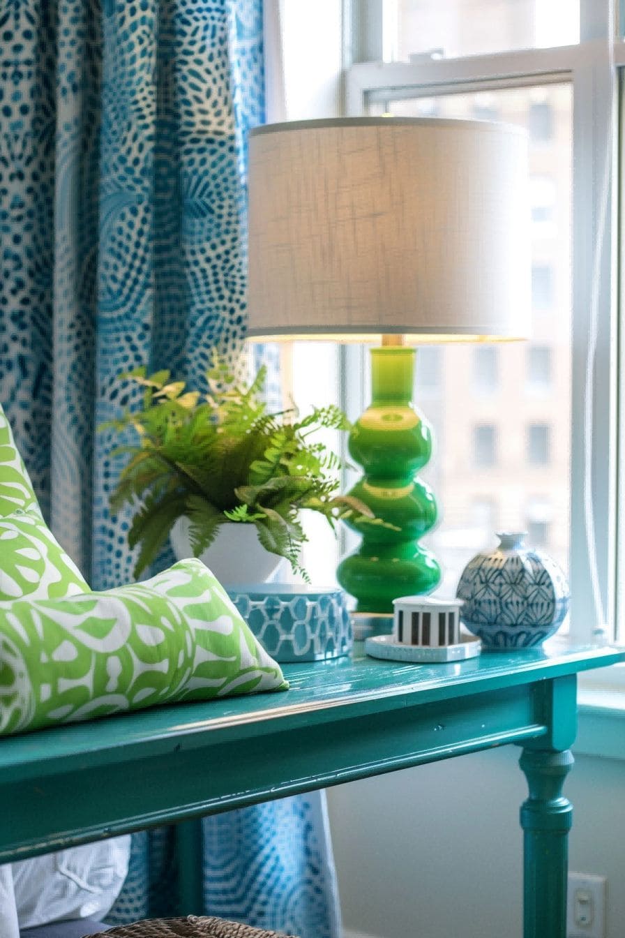 Accent with Green and Blue For Apartment Decorating I 1711355945 2