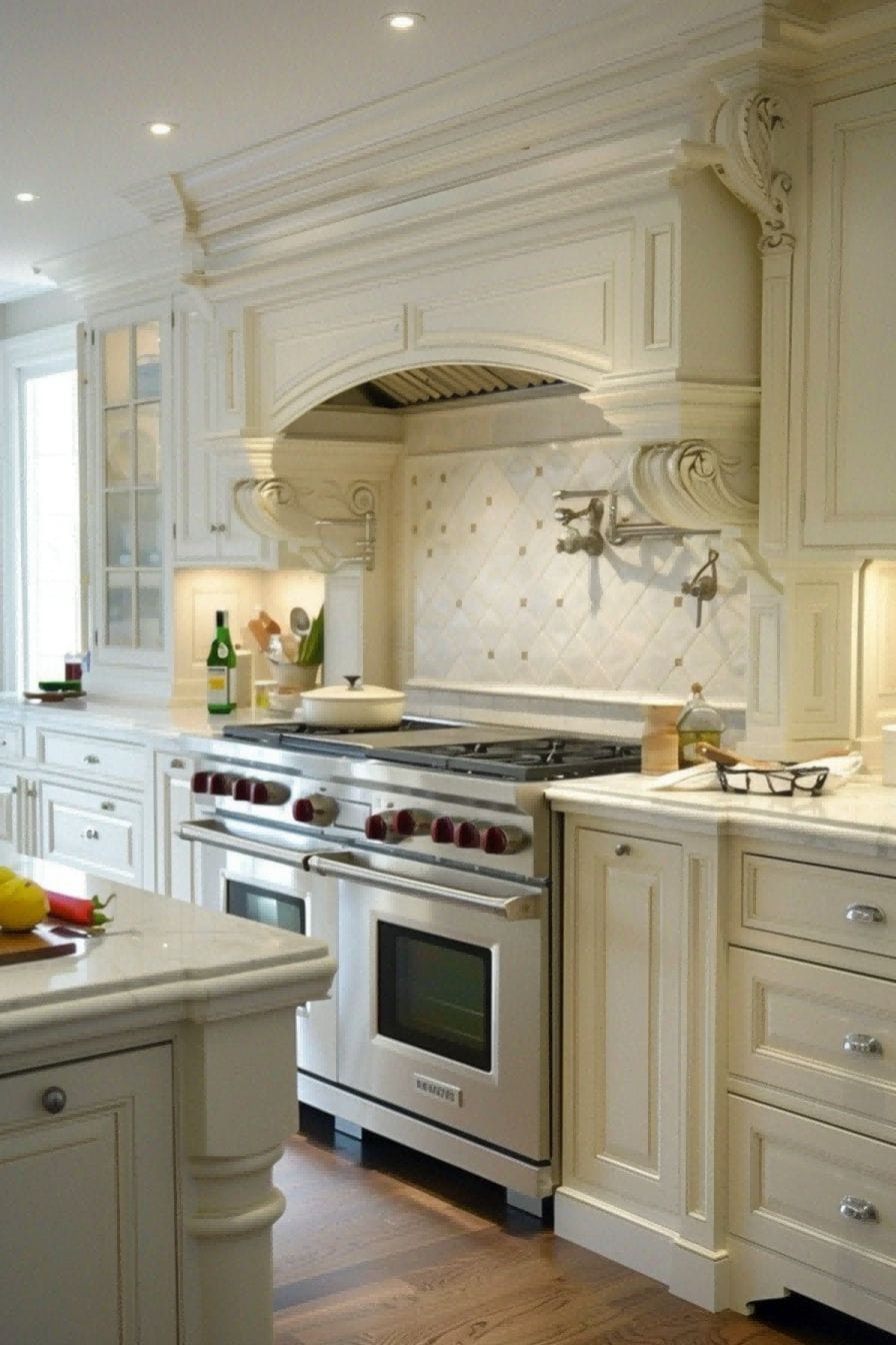 Add Pop to a White Kitchen for Olive Green Kitchen 1710826114 3