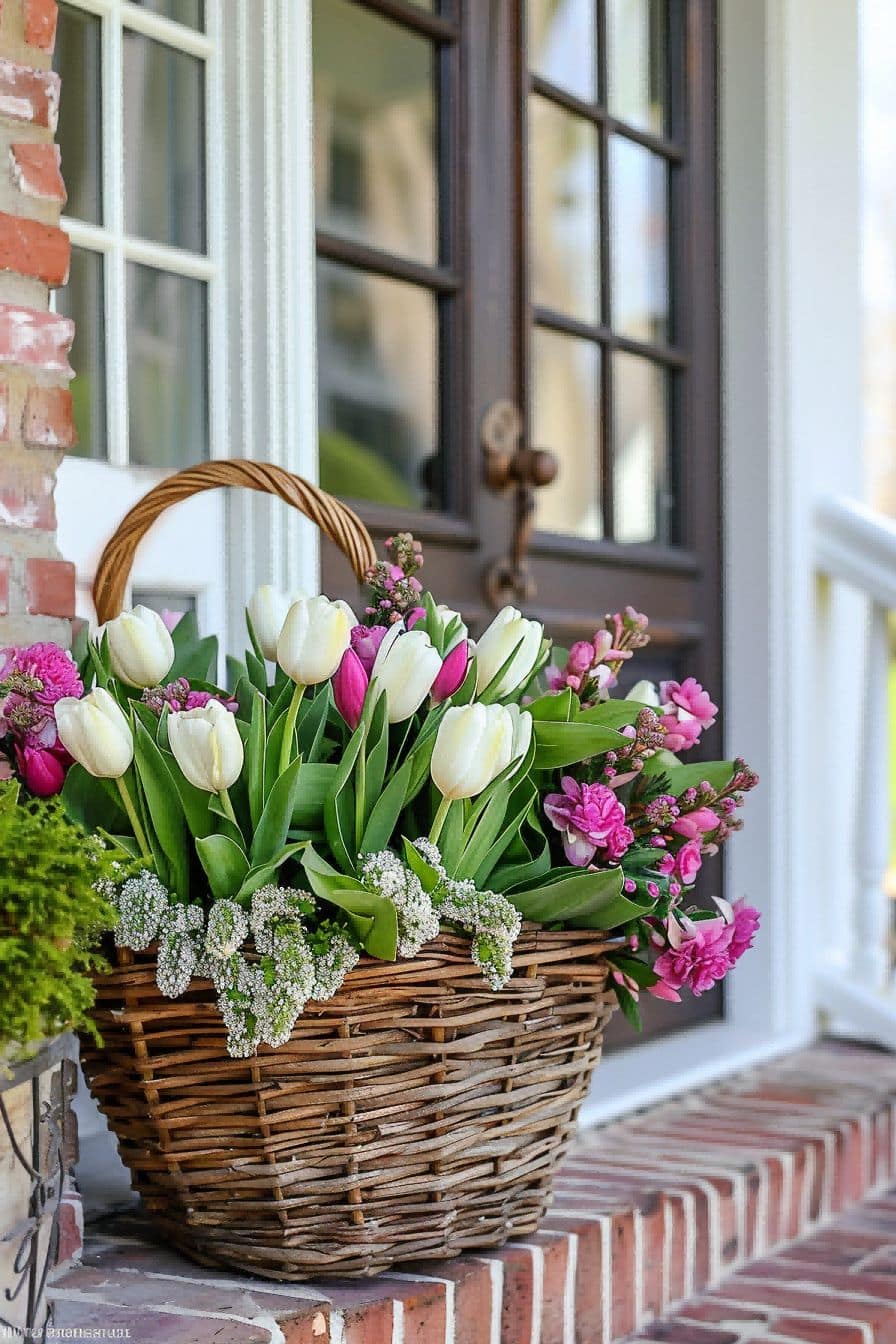 Add a Basket for Spring Porch Decor 1709905256 4