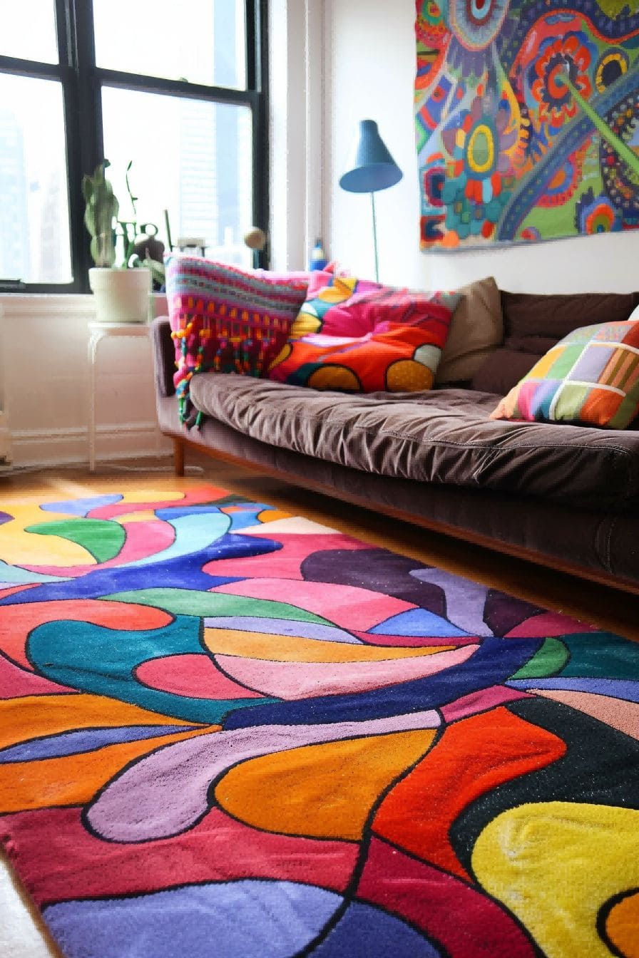 Add a Colorful Rug For Apartment Decorating Ideas 1711352207 3