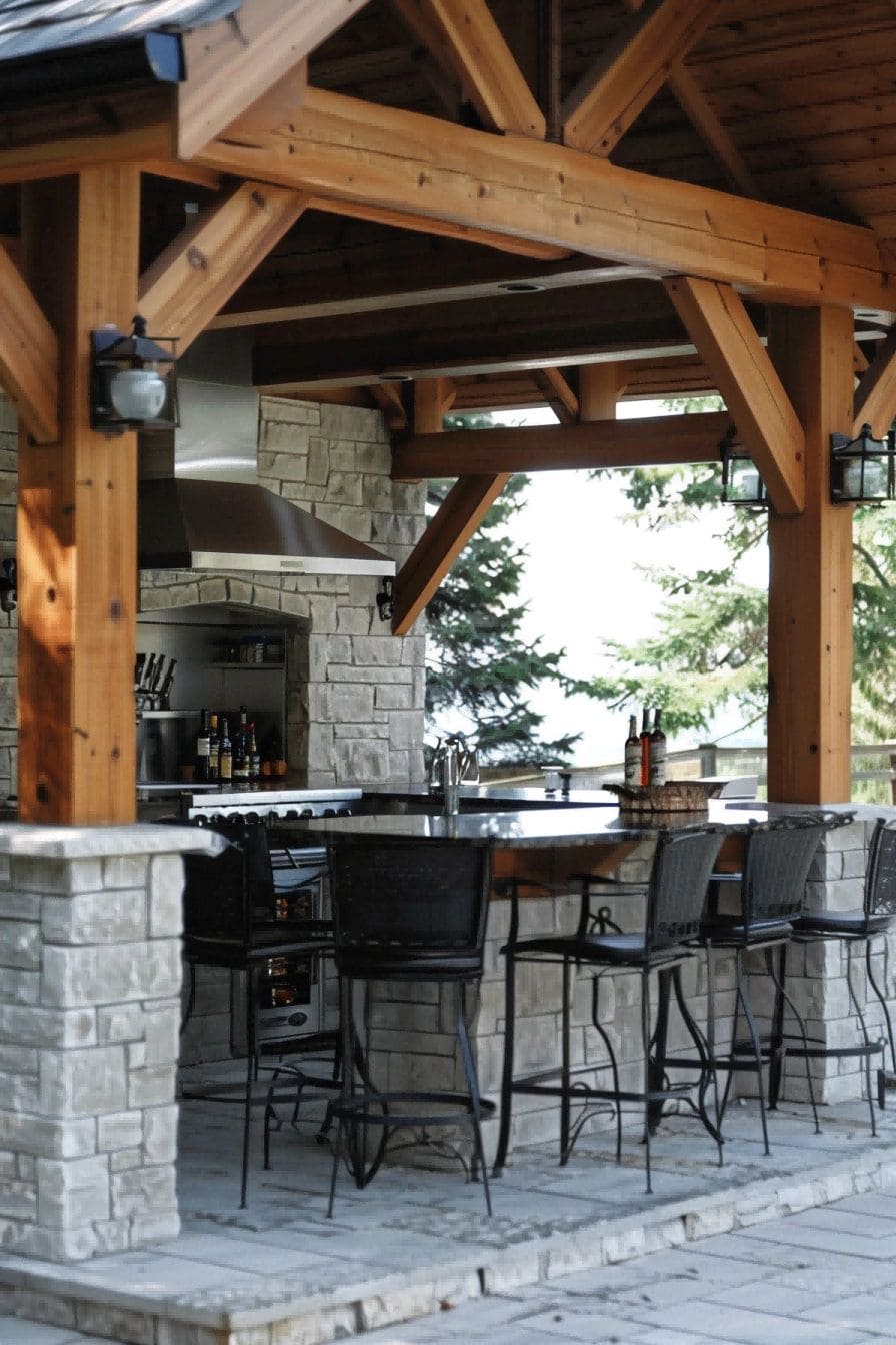 Beautiful Outdoor Kitchen and Bar 1710501088 2