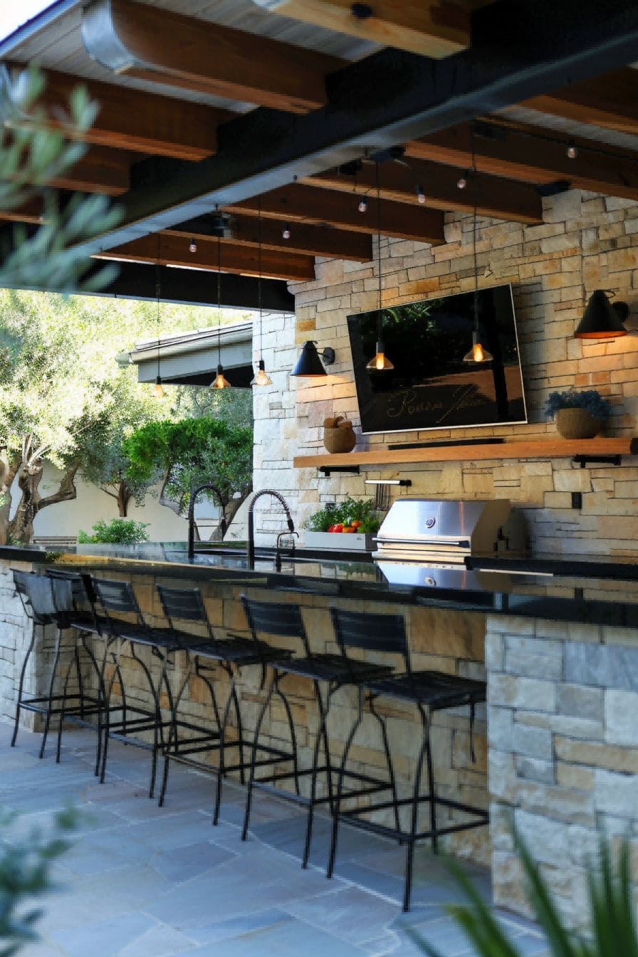 Beautiful Outdoor Kitchen and Bar 1710501088 4