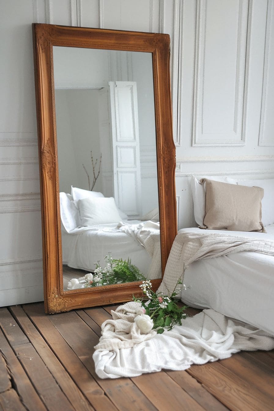 Bedroom Wall Decor Ideas Bring In a Floor Mirror 1710067236 3