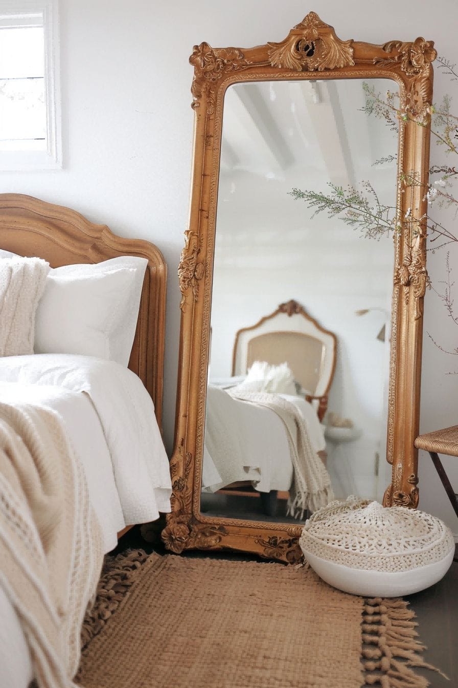 Bedroom Wall Decor Ideas Bring In a Floor Mirror 1710067236 4