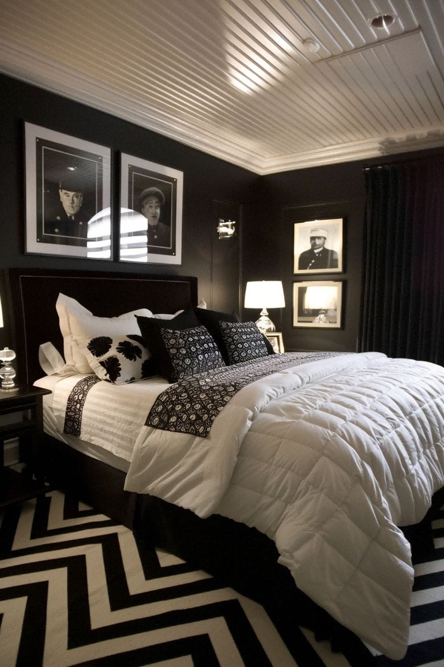 Black and White for Bedroom Color Schemes 1711196090 1