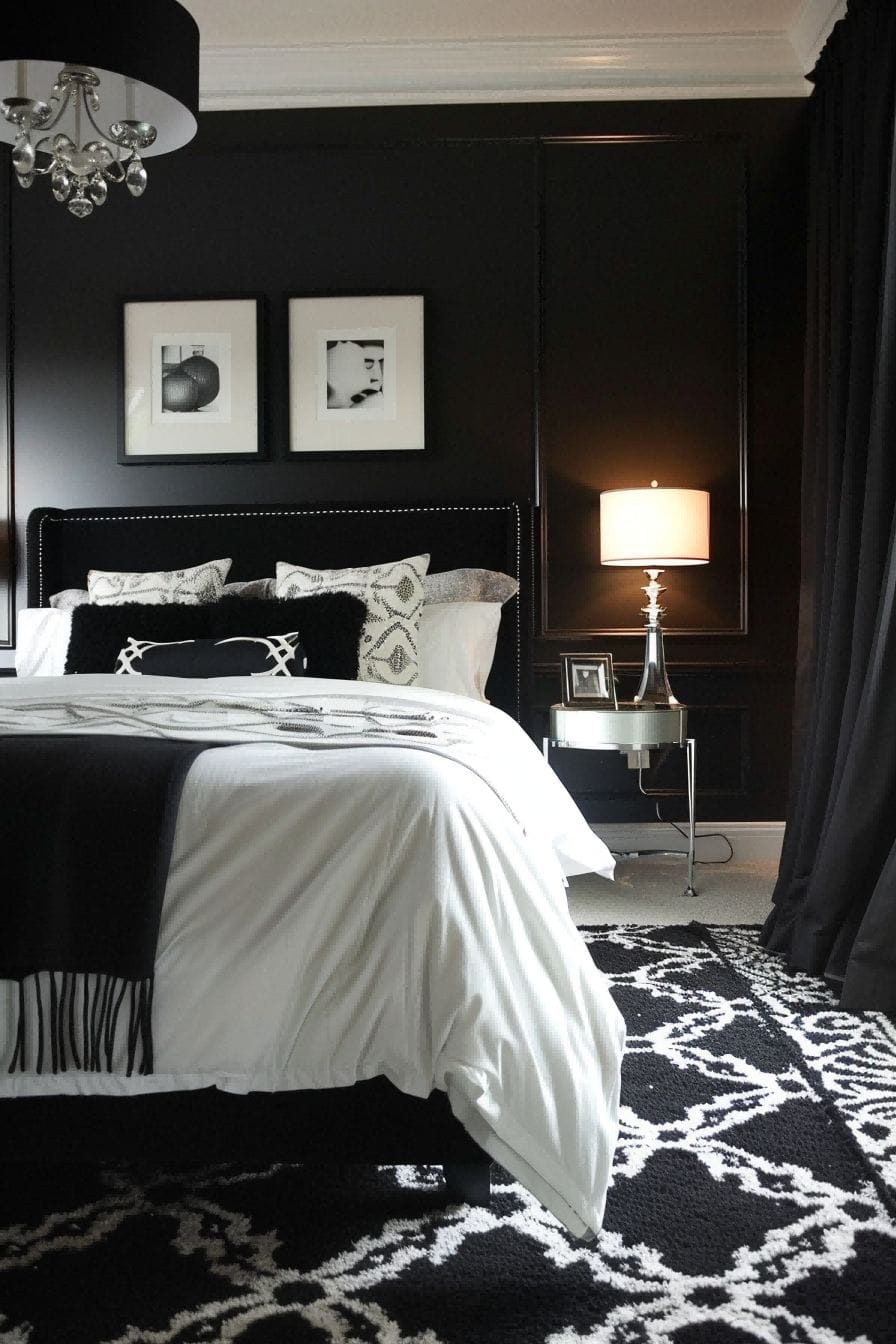 Black and White for Bedroom Color Schemes 1711196090 4