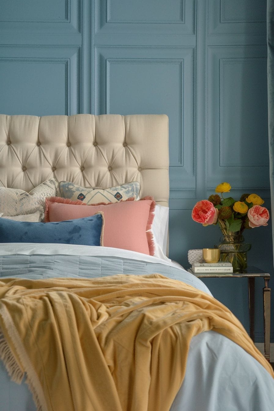 Blue Dusty Rose Creams and Yellow for Bedroom Color S 1711184434 1