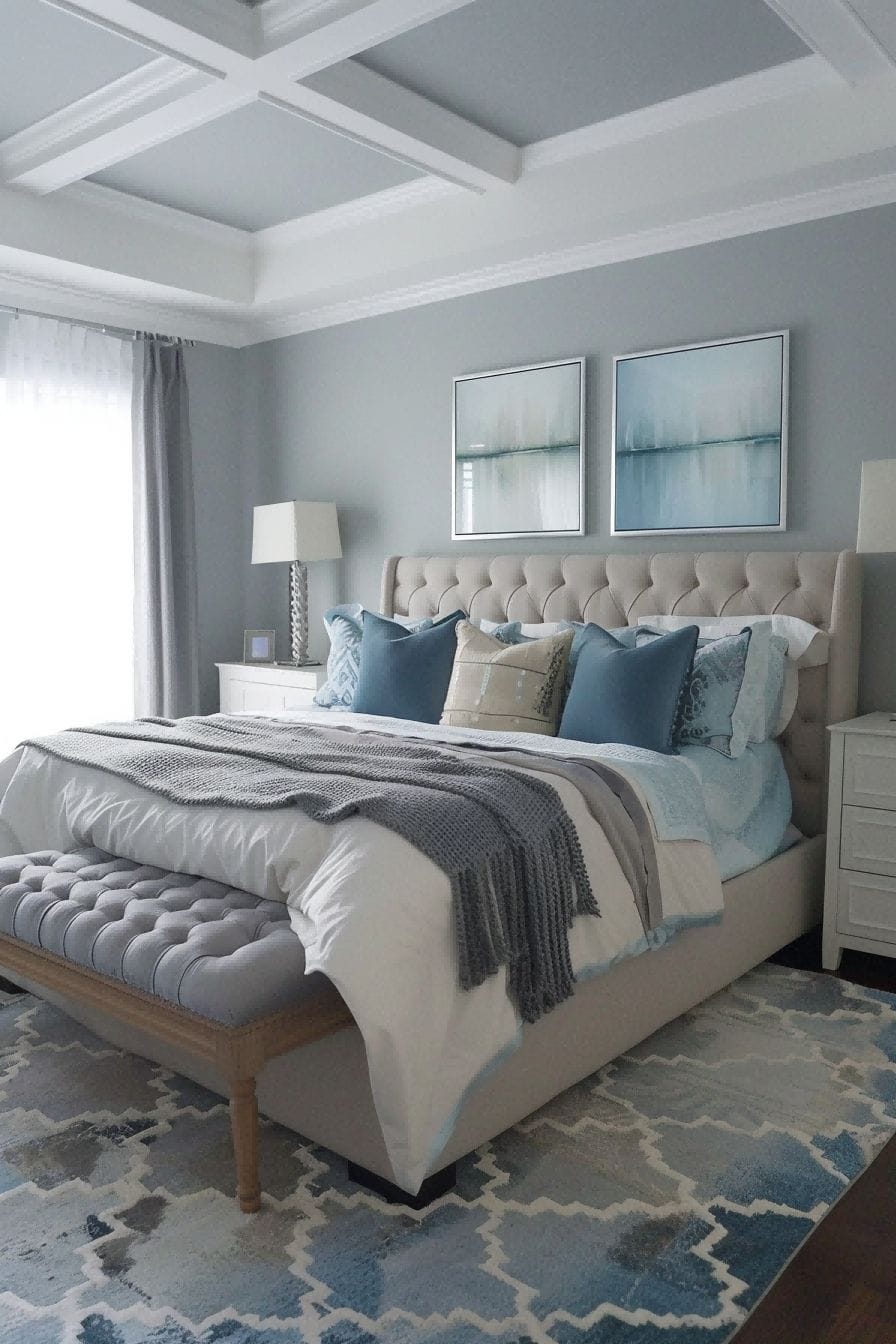 Blue and Gray for Bedroom Color Schemes 1711201087 1