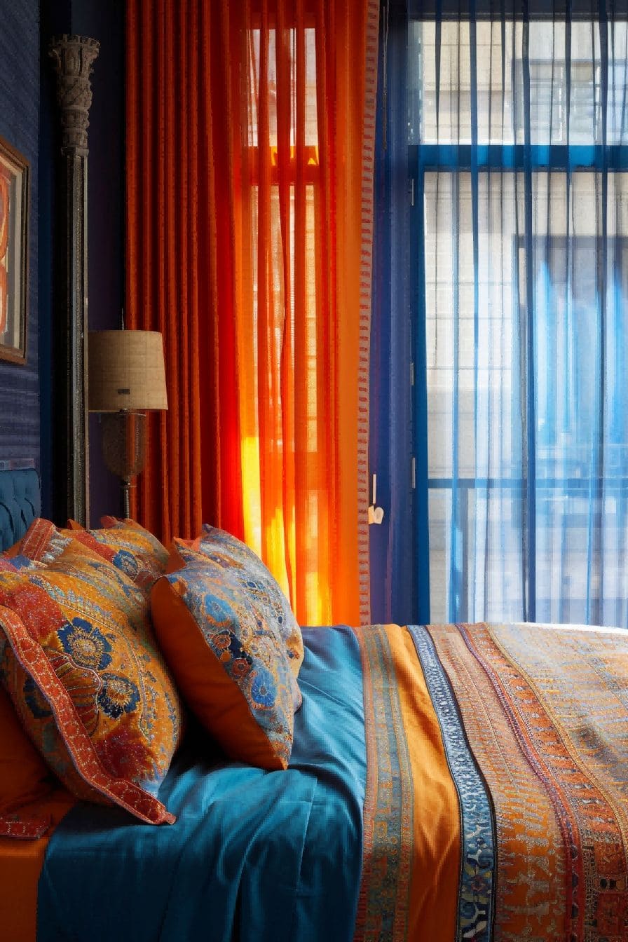 Blue and Orange for Bedroom Color Schemes 1711185879 4