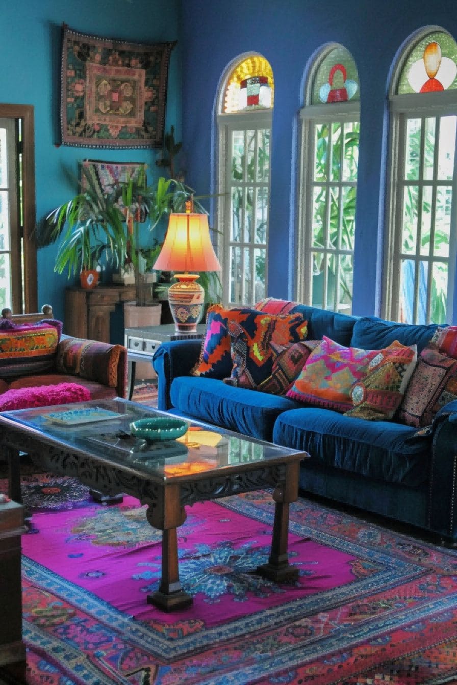 Bohemian Glamour For Boho Living Room Ideas 1711336140 1