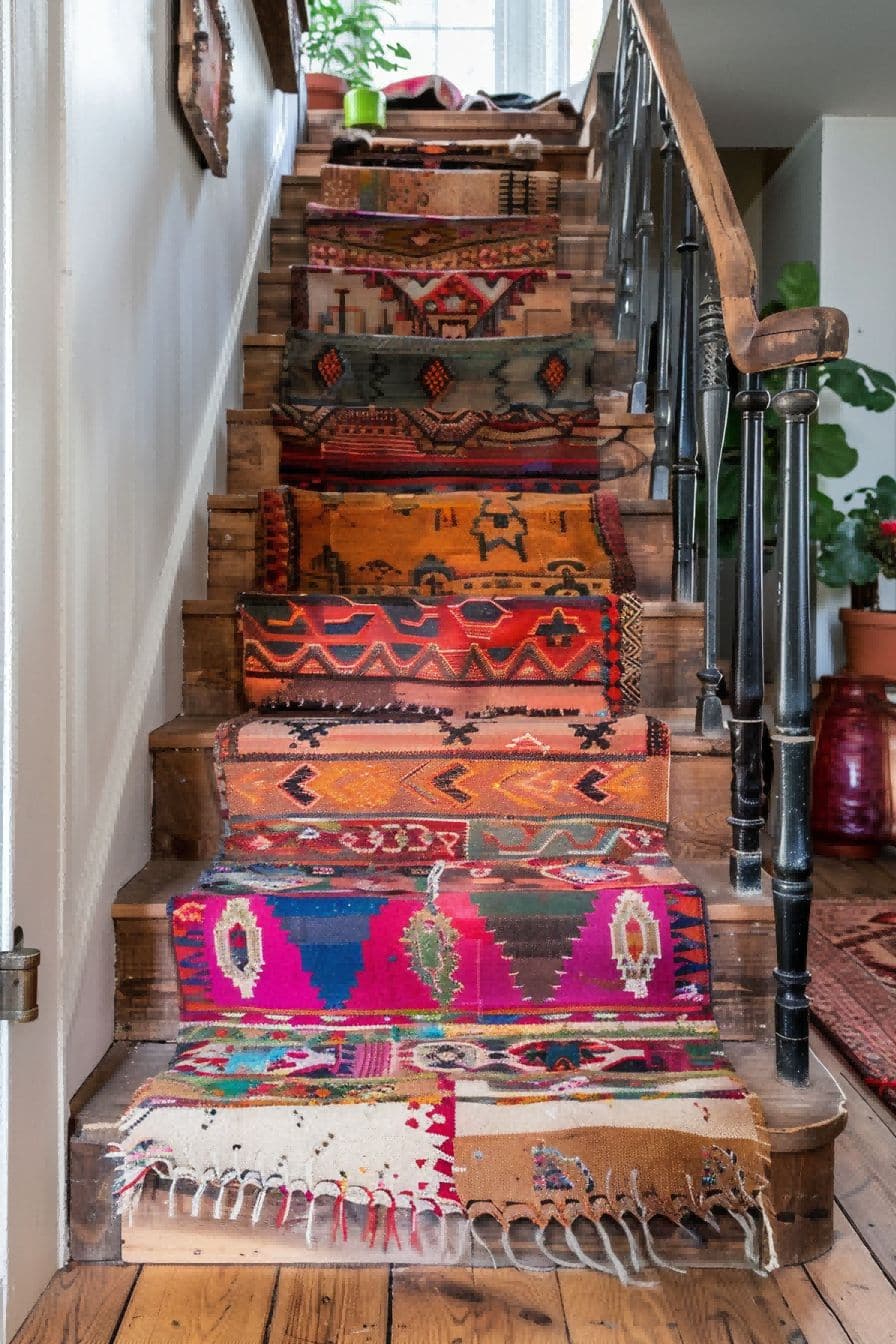 Boho Woven Stair Covers for Entryway Decor 1710757829 1