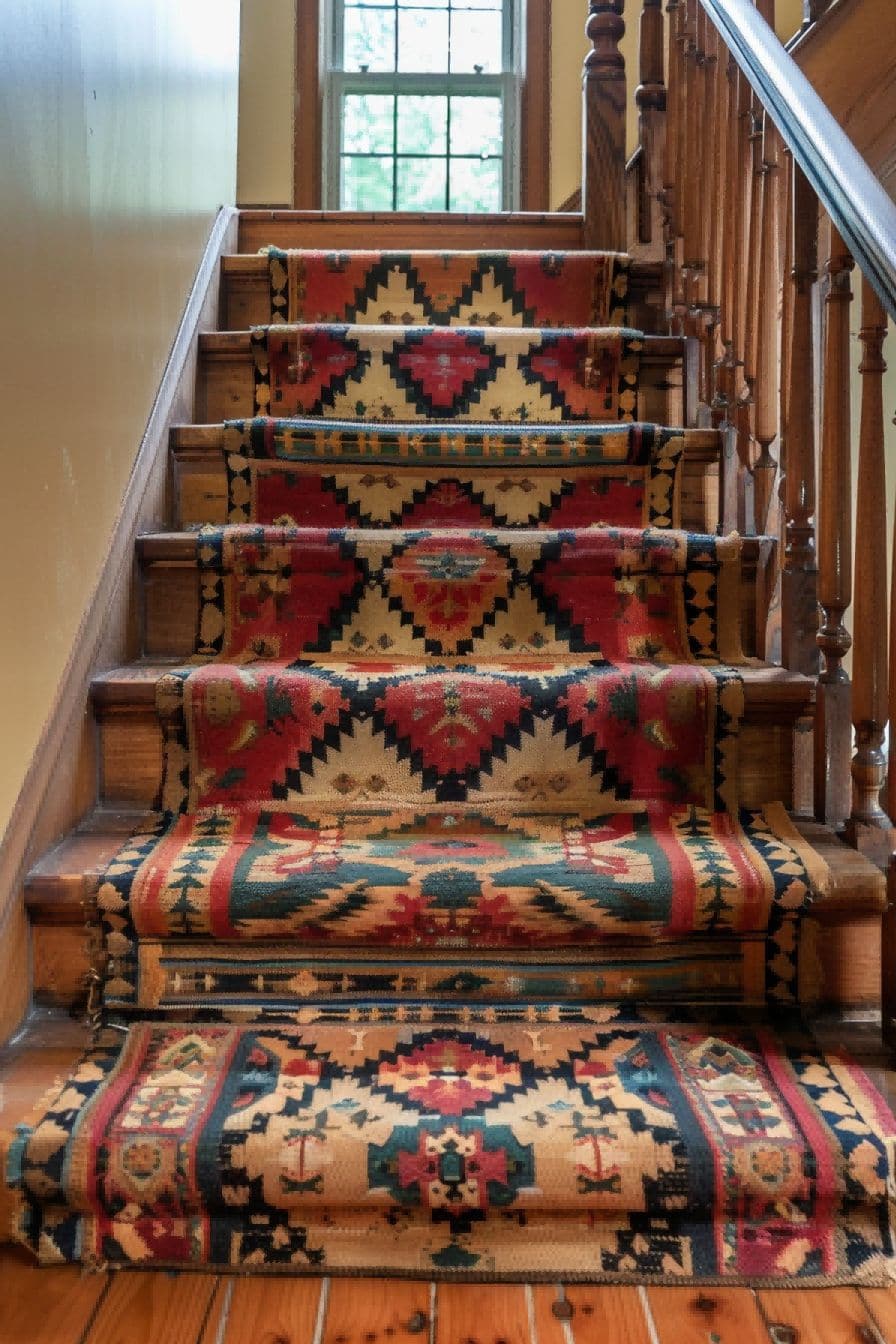Boho Woven Stair Covers for Entryway Decor 1710757829 3