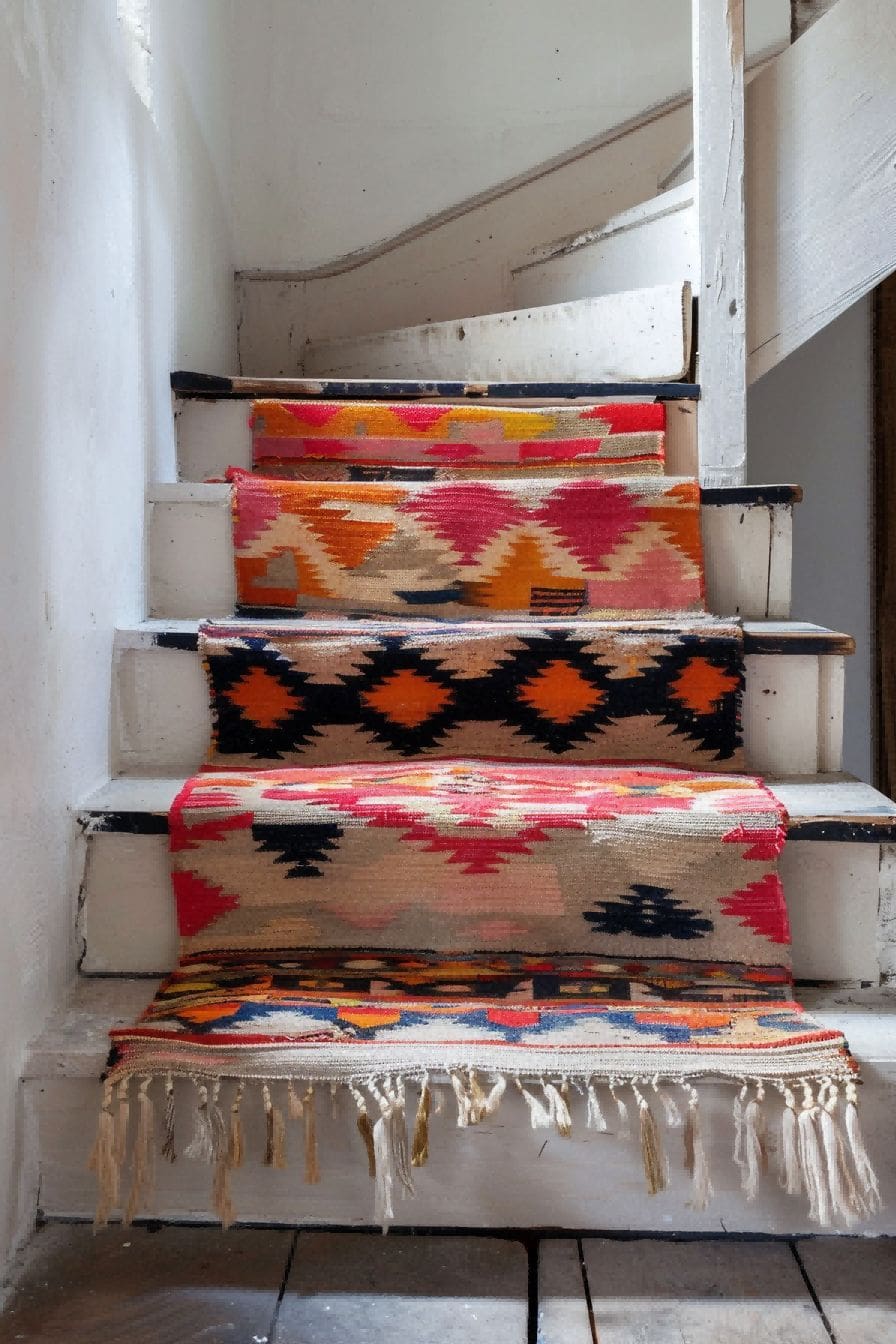 Boho Woven Stair Covers for Entryway Decor 1710757829 4