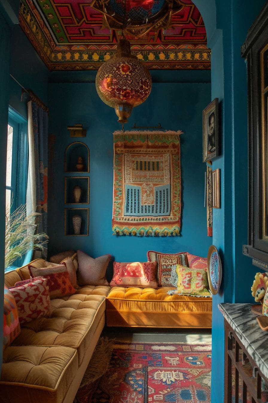 Bring in some Moroccan flair For Boho Living Room Ide 1711340096 3