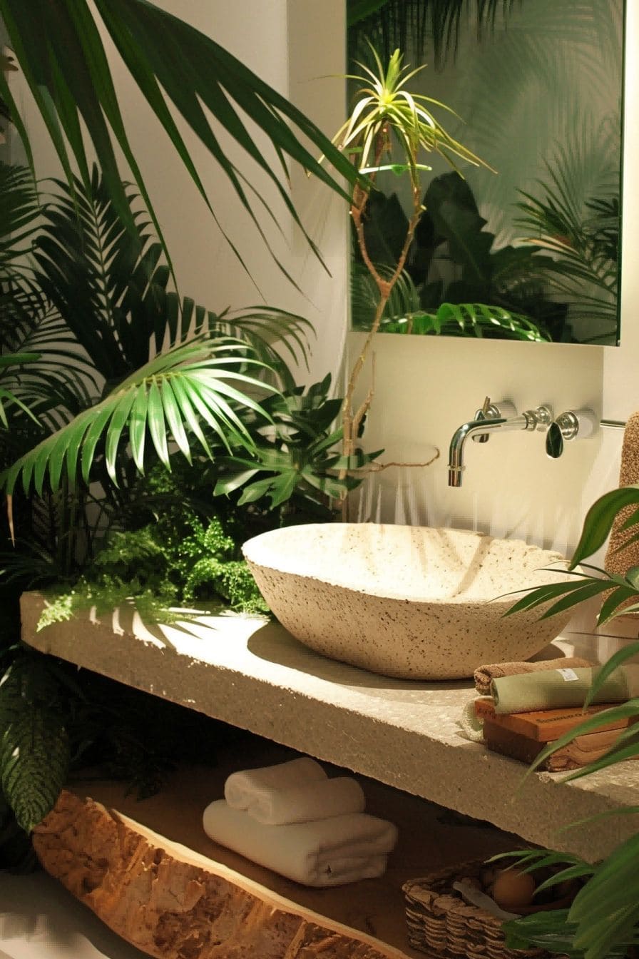 Bring the Garden Inside For Small Bathroom Decor Idea 1711248127 3