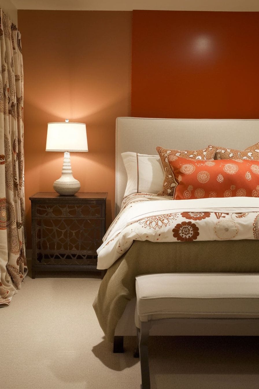 Burnt Orange and Neutrals for Bedroom Color Schemes 1711198763 3
