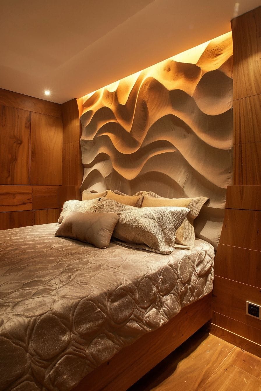 Choose a sculptural headboard For Small Bedroom 1709812877 4