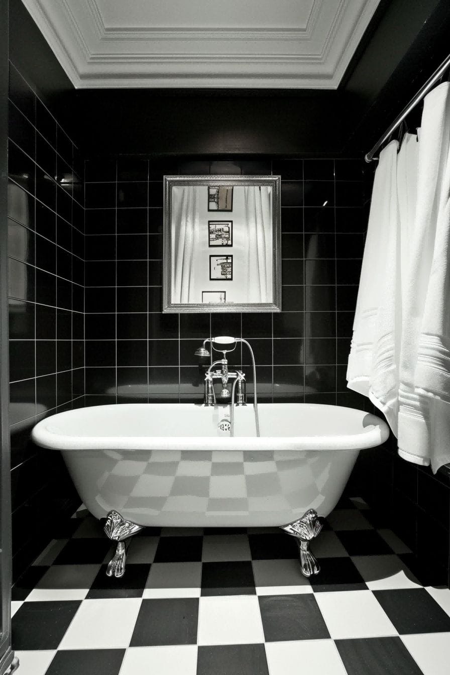 Choose classic black and white For Small Bathroom Dec 1711255290 2