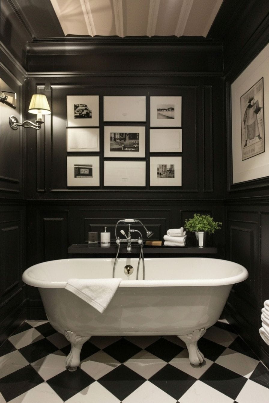 Choose classic black and white For Small Bathroom Dec 1711255290 4