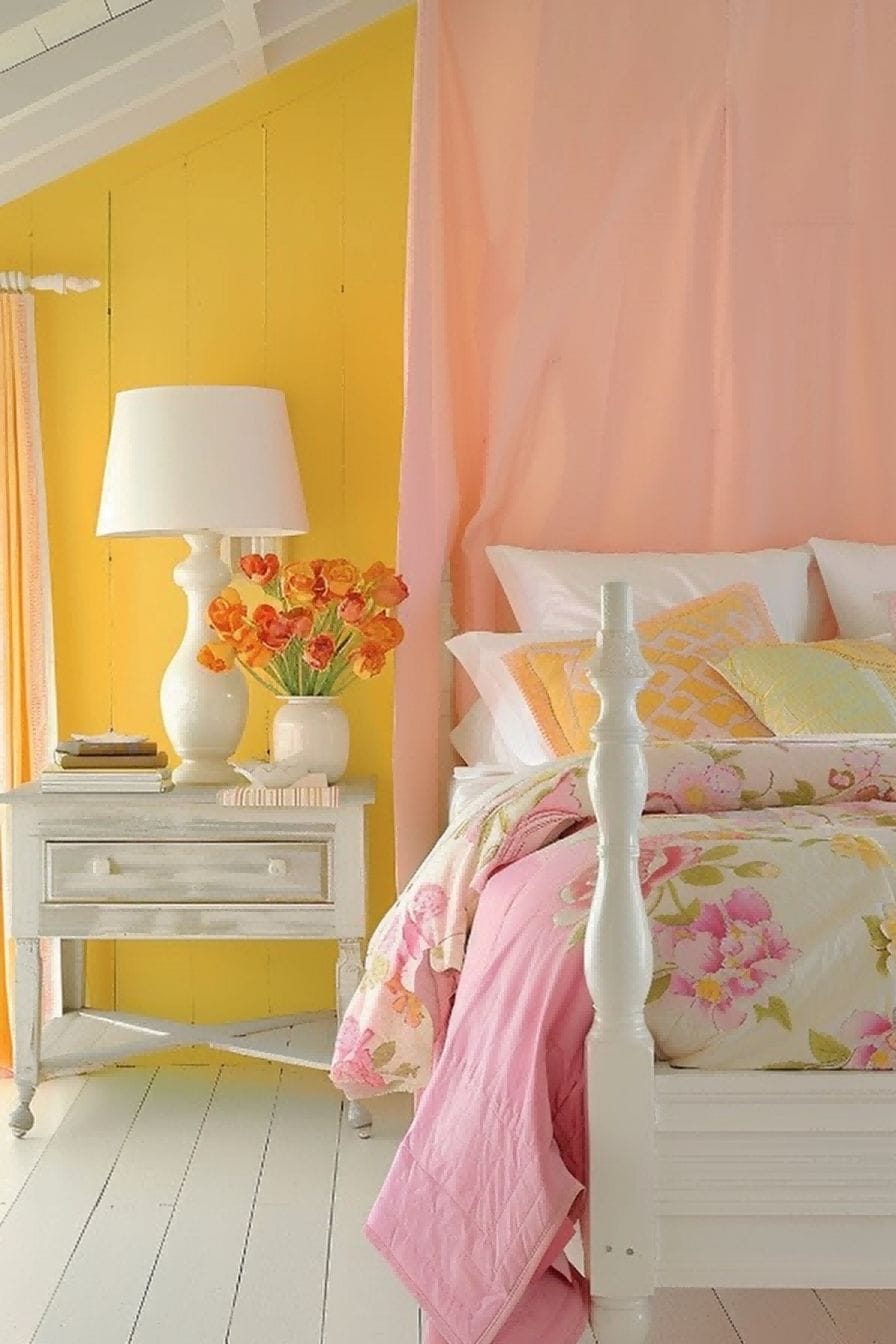 Citron Rose Cloud White for Bedroom Color Schemes 1711191049 2