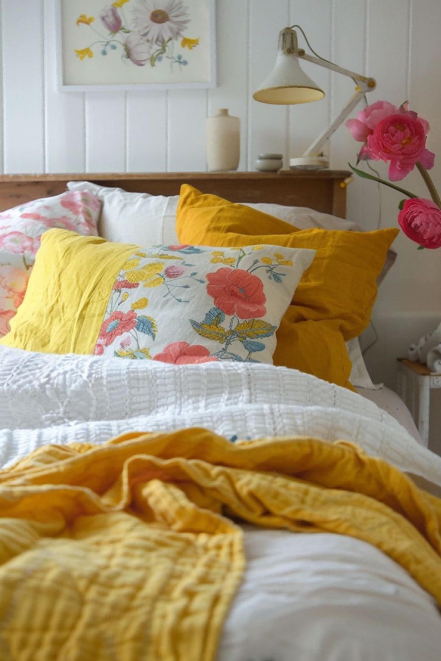 Citron Rose Cloud White for Bedroom Color Schemes 1711191049 3