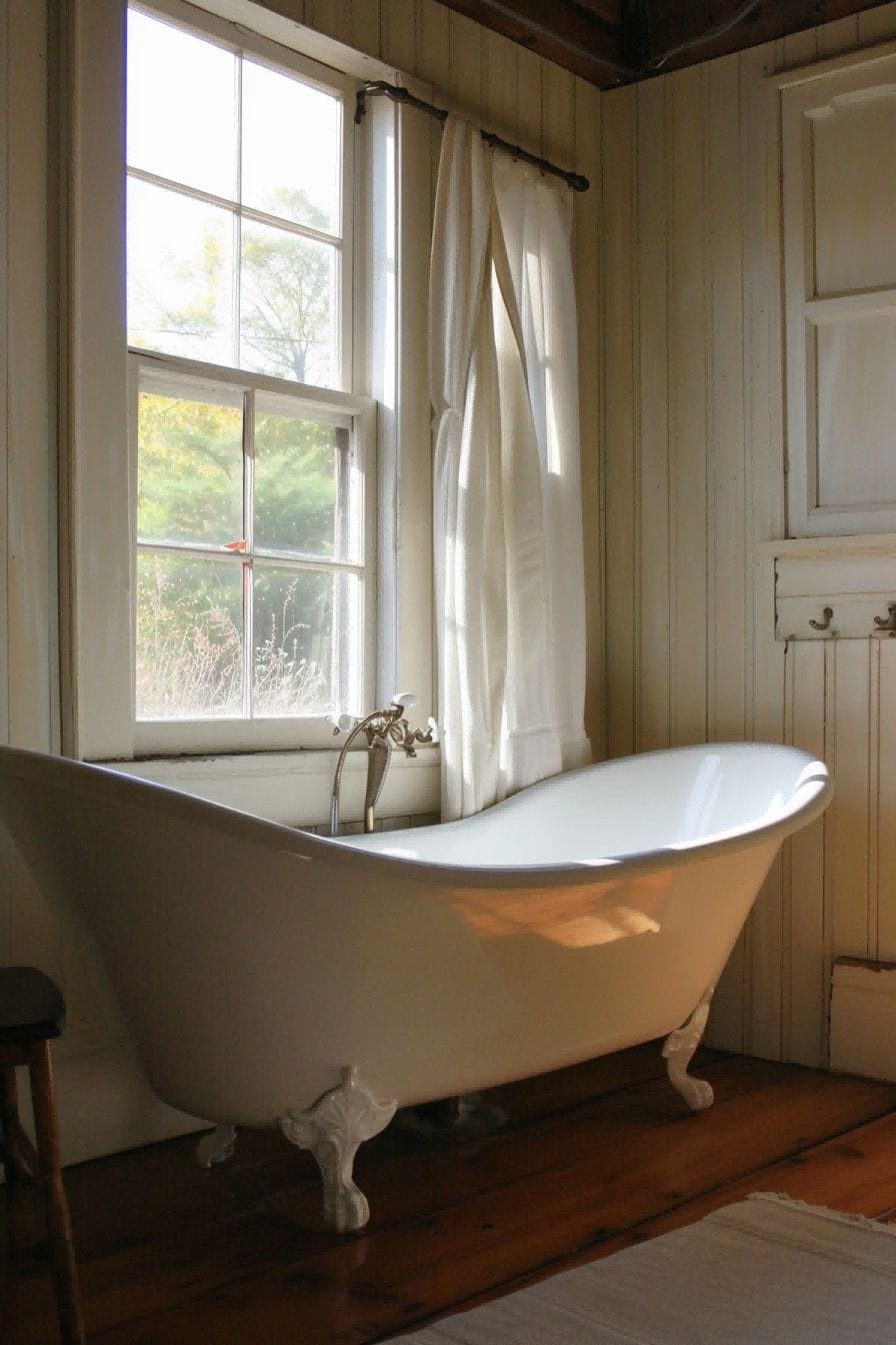 Clawfoot Tub For farmhouse bathroom ideas 1711291089 4