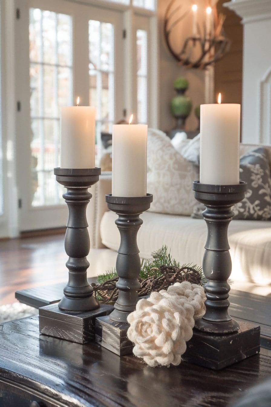 Cluster Together Some Candlesticks For Entryway Table 1711641186 3