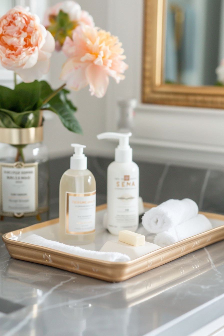 Collect toiletries in a cute tray For Small Bathroom 1711256074 2