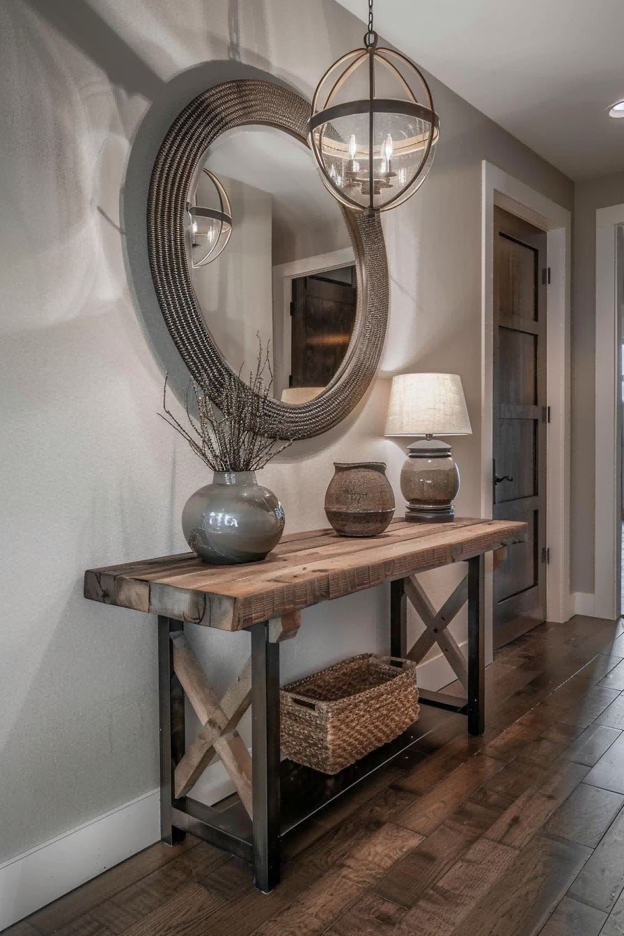 Combine Modern and Traditional For Entryway Table Dec 1711638536 4