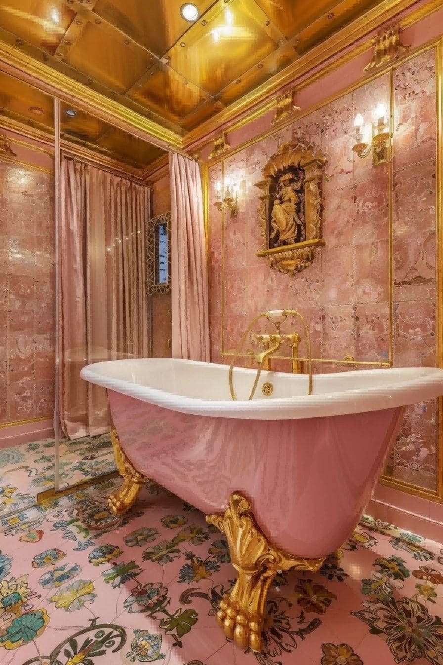 Consider Pink and Gold For Small Bathroom Decor Ideas 1711249190 3
