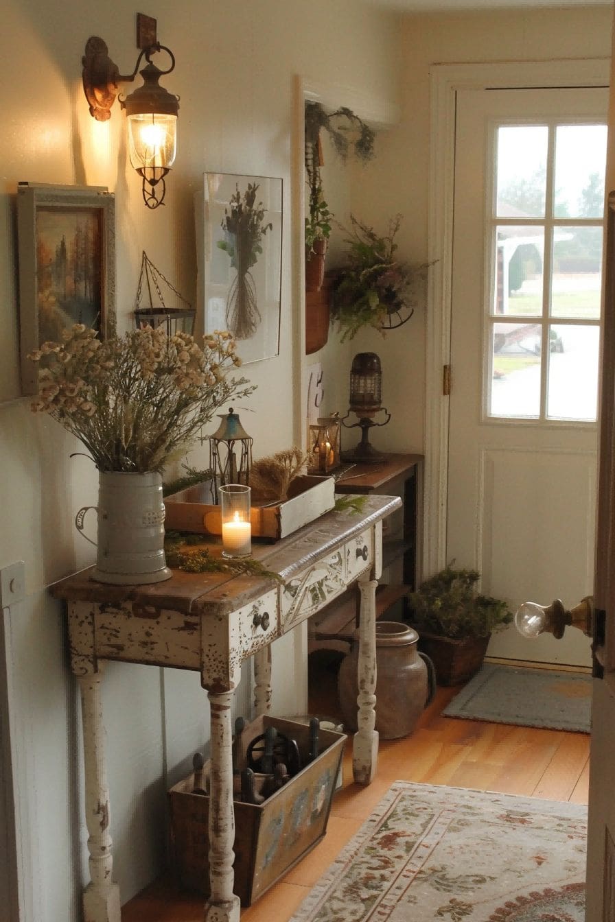 Cottage Style Entryway For Entryway Table Decor Ideas 1711638336 4