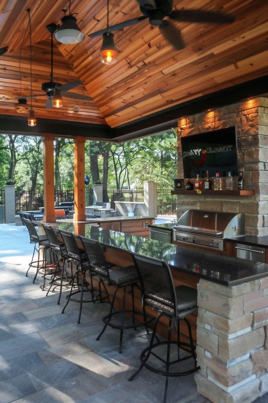 Covered Outdoor Kitchen With Built In Bar 1710506419 1