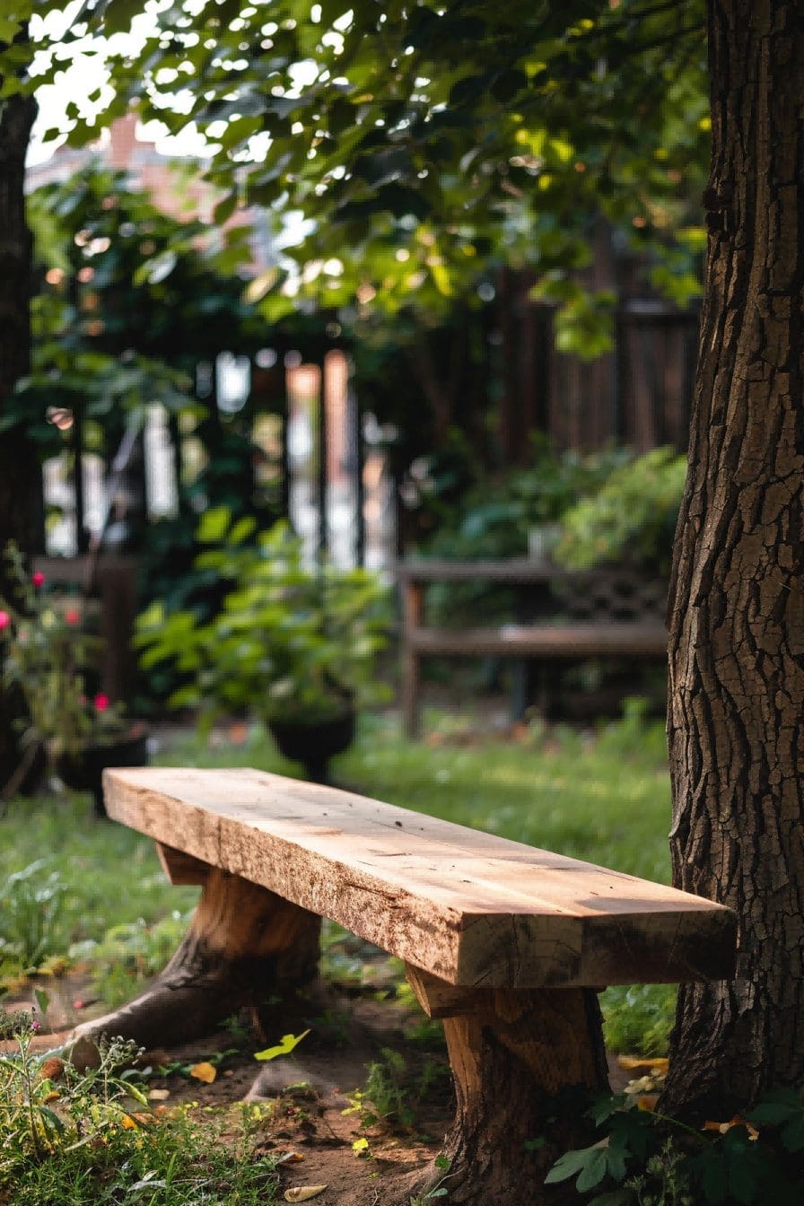 DIY Backyard Ideas Add Seating with a DIY Wooden Benc 1710083345 1