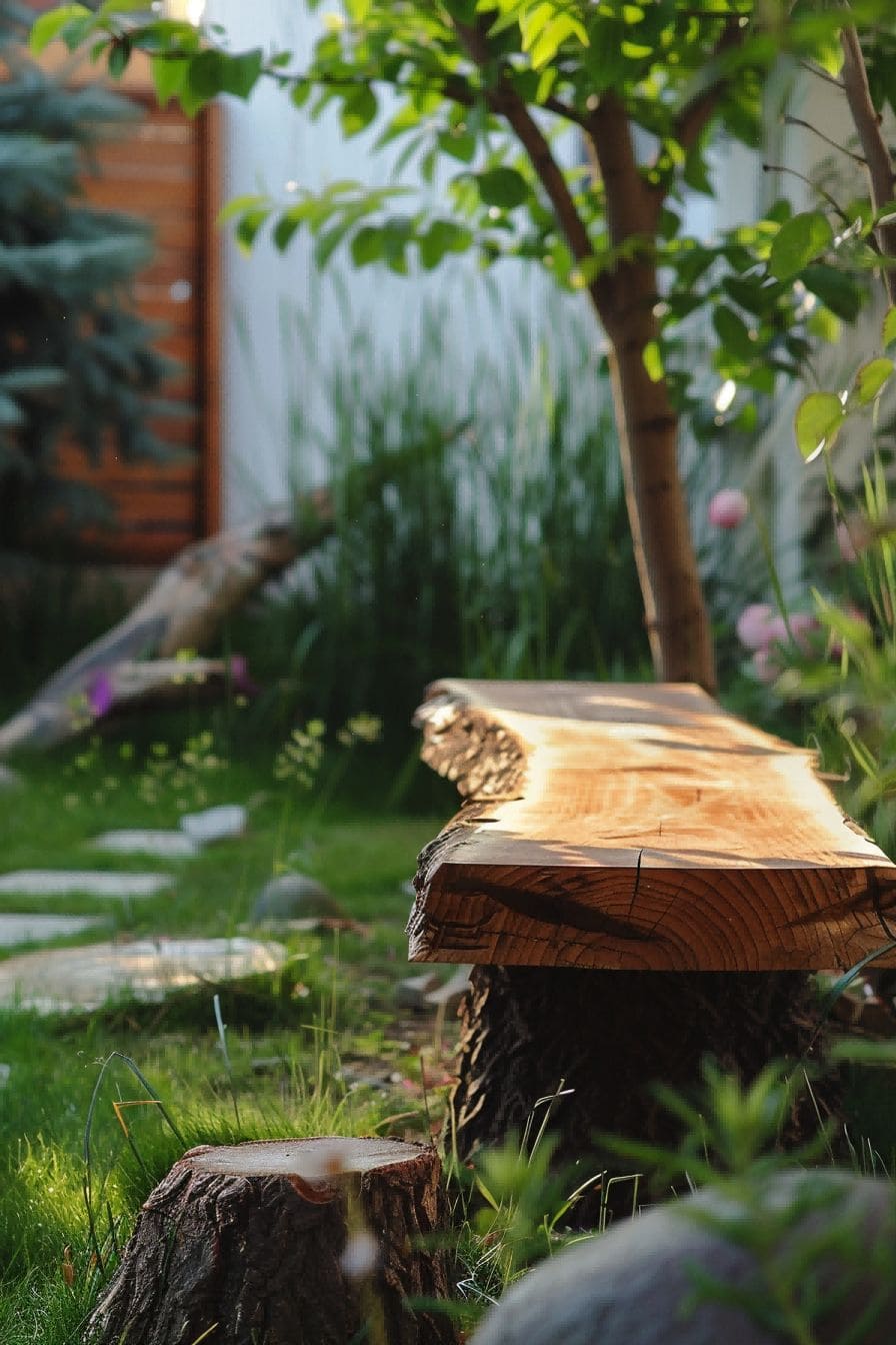 DIY Backyard Ideas Add Seating with a DIY Wooden Benc 1710083345 2