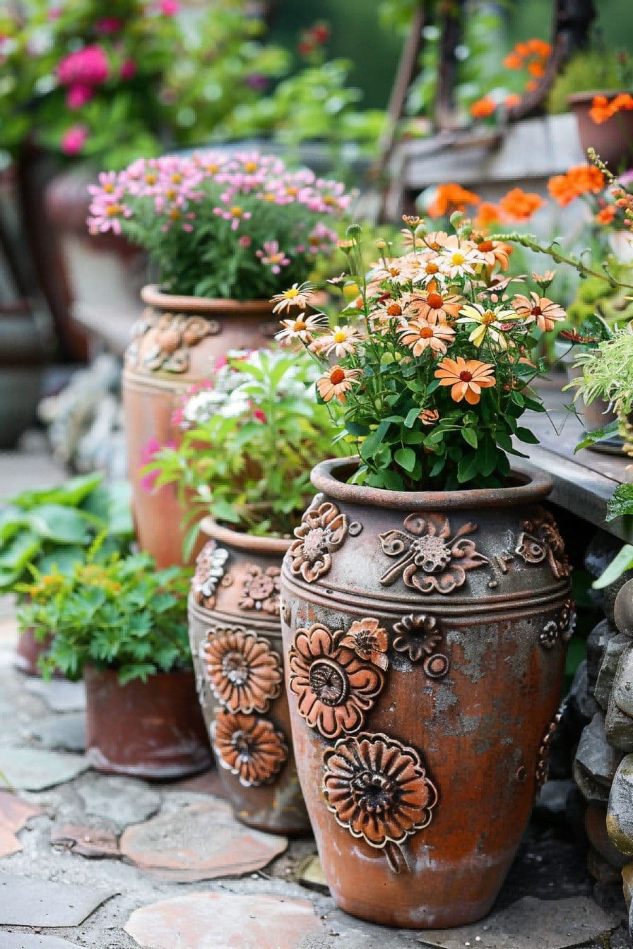 DIY Backyard Ideas Breathe New Life Into Old Pots 1710086507 2