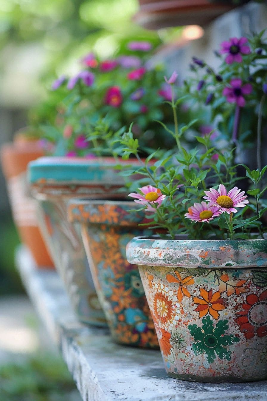 DIY Backyard Ideas Breathe New Life Into Old Pots 1710086507 4