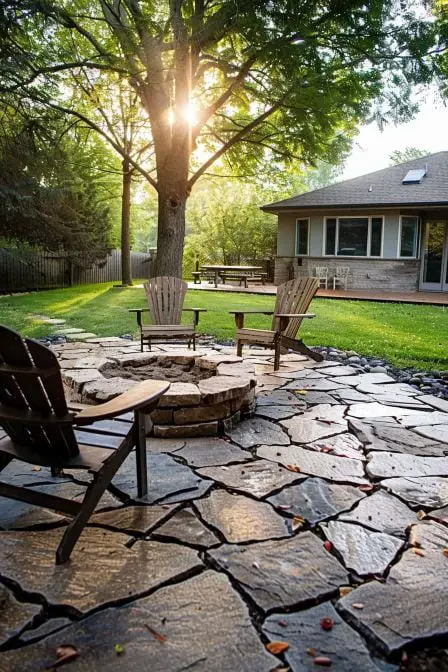 DIY Backyard Ideas Build a Flagstone and Stone Block 1710084571 1
