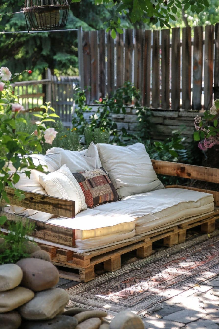 DIY Backyard Ideas Build a Pallet Wood Sofa 1710079985 1
