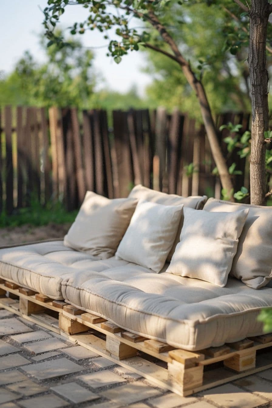 DIY Backyard Ideas Build a Pallet Wood Sofa 1710079985 4