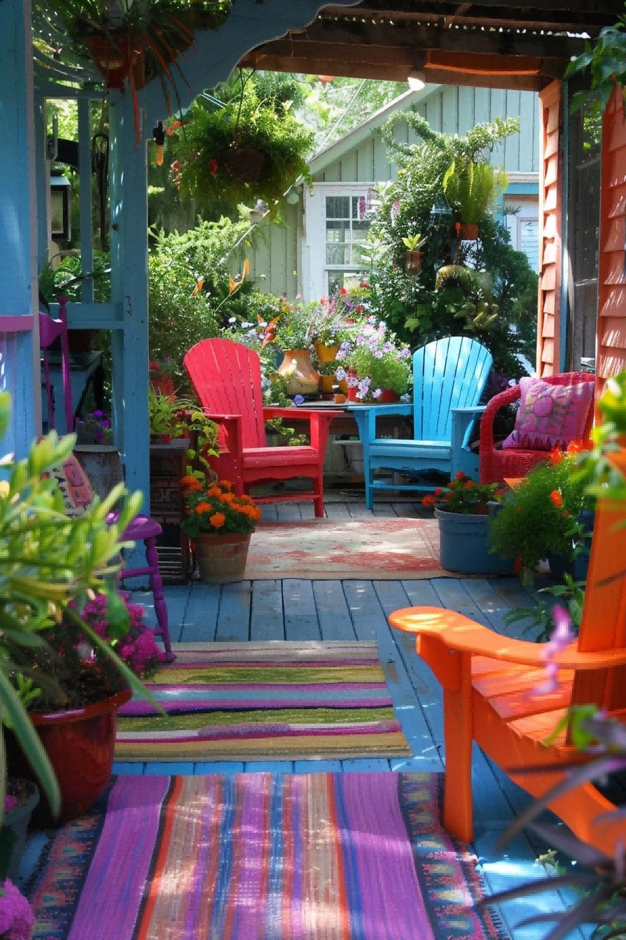 DIY Backyard Ideas Colorful Corner 1710079840 3