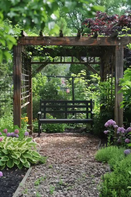 DIY Backyard Ideas DIY Arbor and Benches 1710084406 1