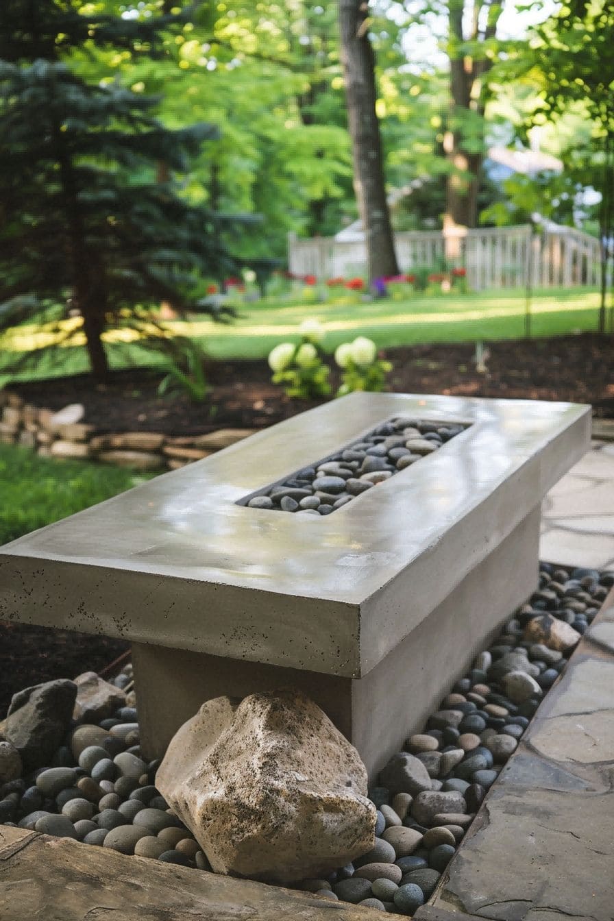 DIY Backyard Ideas DIY Polished Concrete Table 1710085297 1
