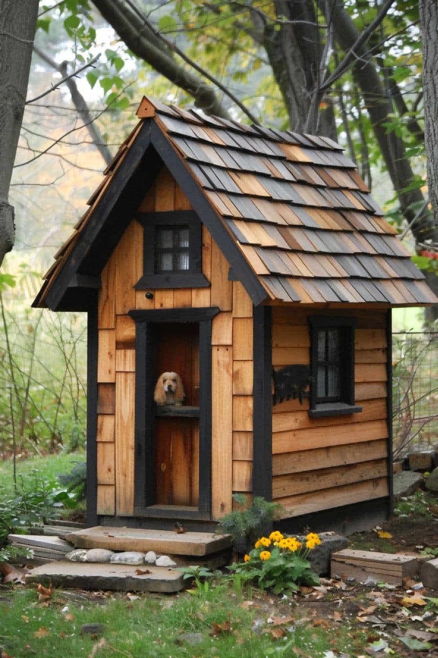 DIY Backyard Ideas DIY Rainy Day Doghouse 1710084494 2