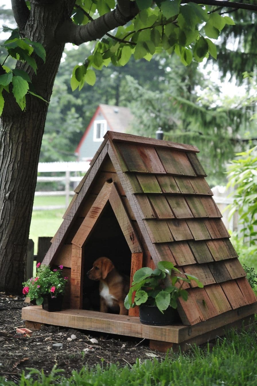 DIY Backyard Ideas DIY Rainy Day Doghouse 1710084494 4